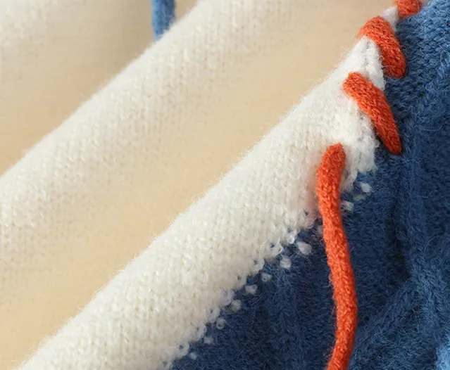 Marcos | Pull à col roulé en patchwork