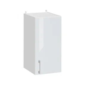 Meuble haut de cuisine Eco Blanc Brillant 1 porte L 30 cm