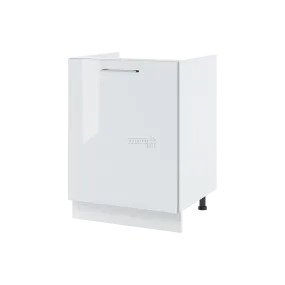 Meuble sous-évier Bellissi Blanc Brillant 1 porte L 60 cm