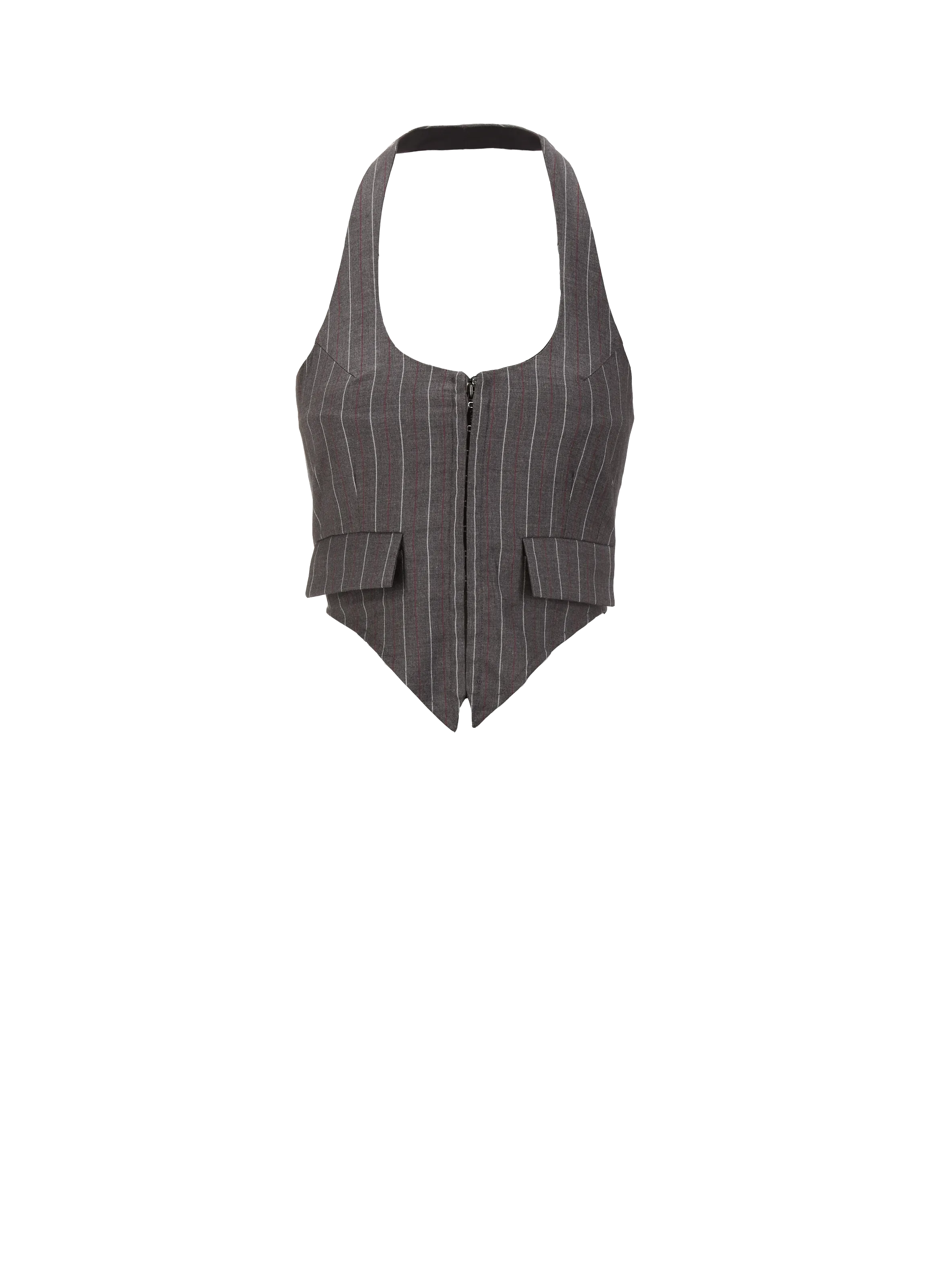 MIAOU  Top corset à rayures - Gris
