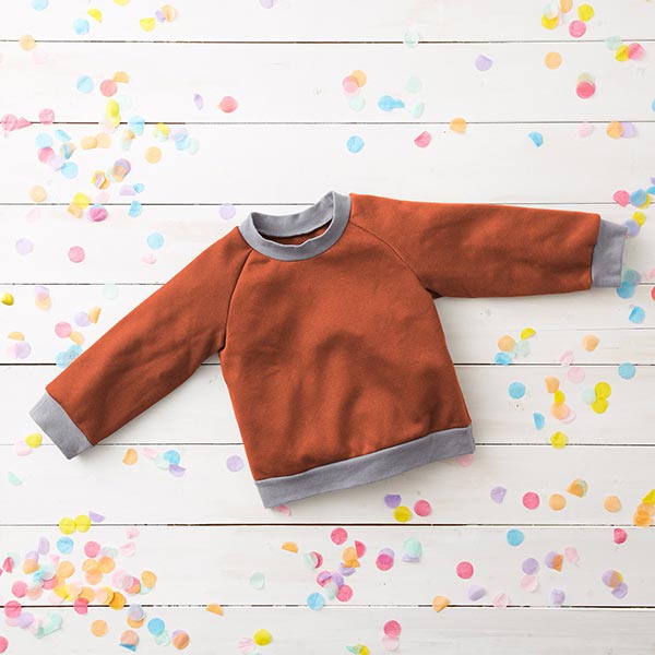 Molleton coton léger uni – terre cuite