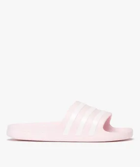 Mules de piscine à bandes contrastantes Adilette Aqua - Adidas rose