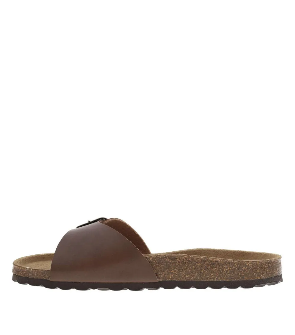 Mules O.PIÉ marron avec boucle à ardillon