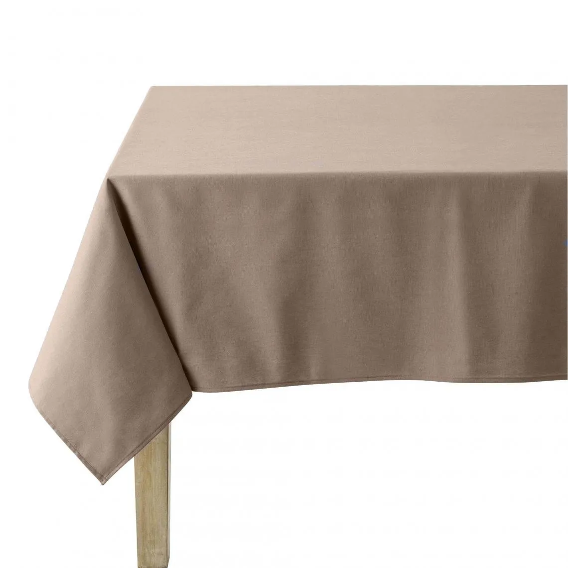 Nappe ronde unie en coton, traitée Teflon, Made in France, CAMBRAI | 3 Suisses