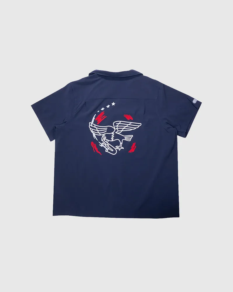 Nike SB Chemise - Olympics USA - Obsidian White