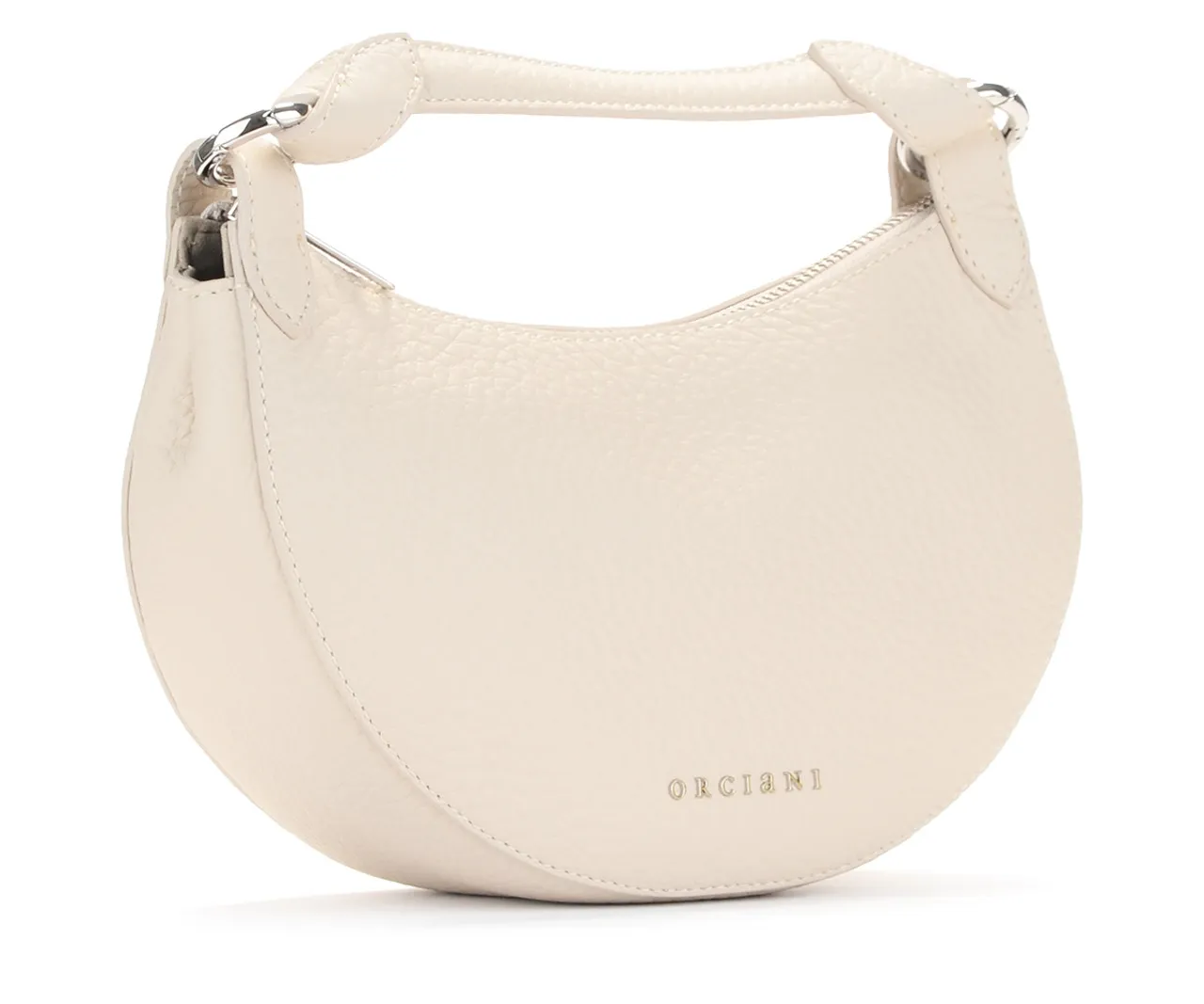Orciani Sac Dumpling doux ivoire
