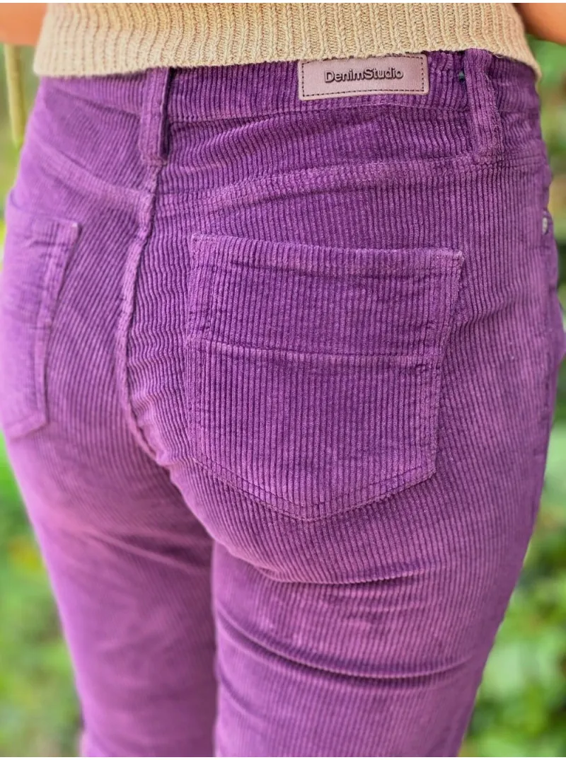 Pantalon Maisie velours côtelé Denim Studio