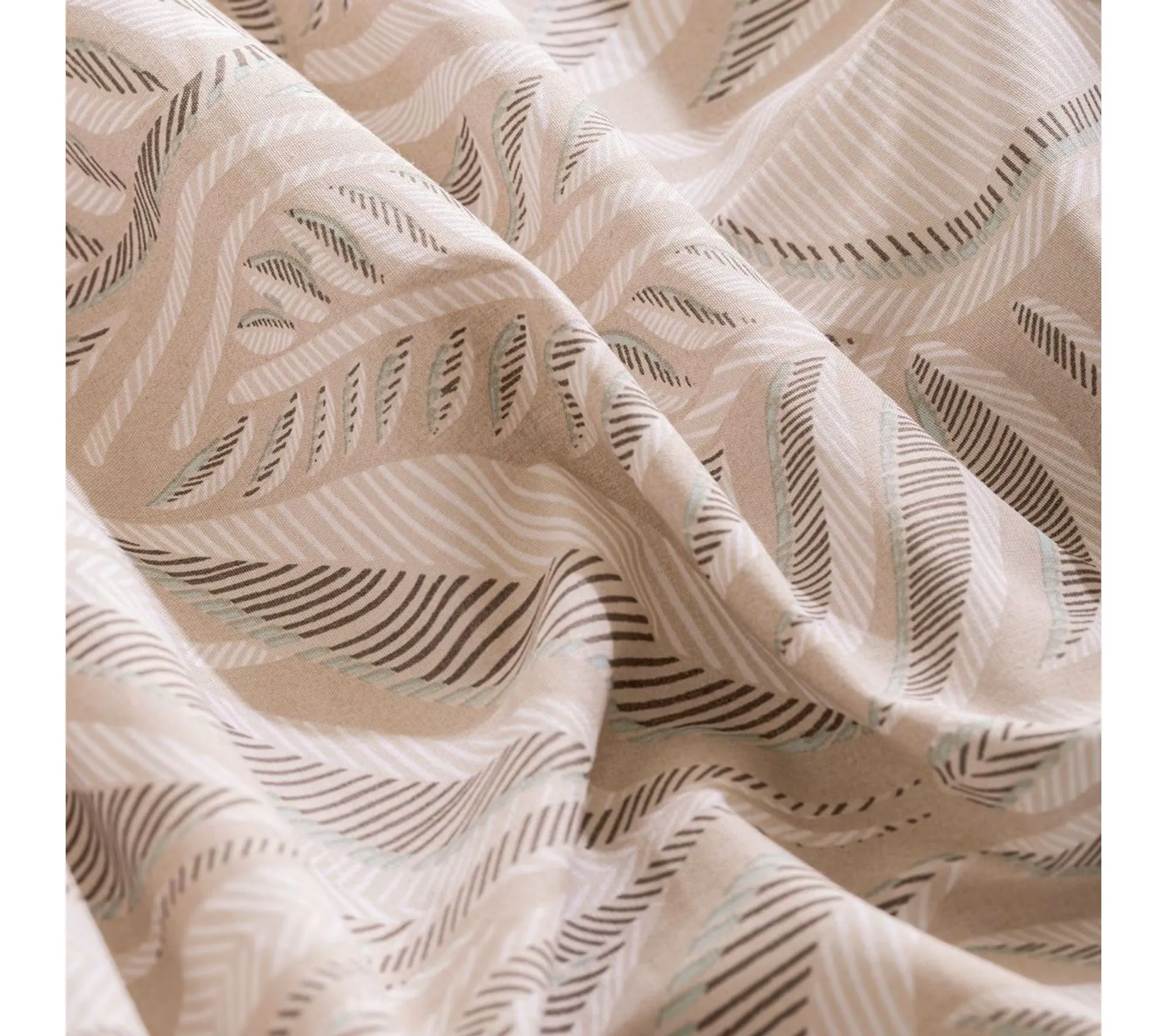 Parure De Lit 2 Personnes 240 X 220 Cm Housse De Couette Avec 2 Taies En Coton Imprimé Nahl