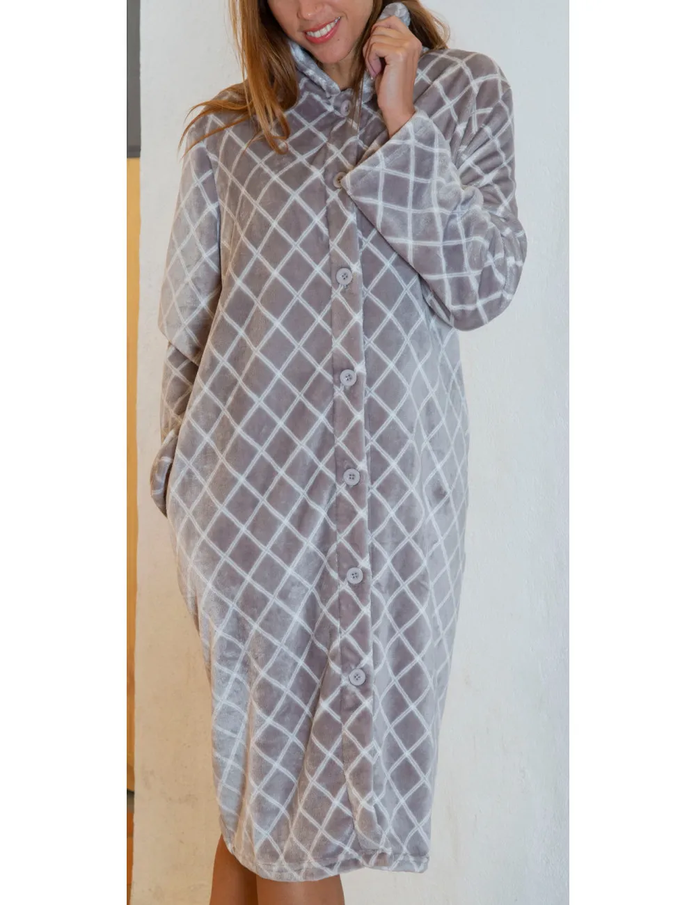 Peignoir en polaire