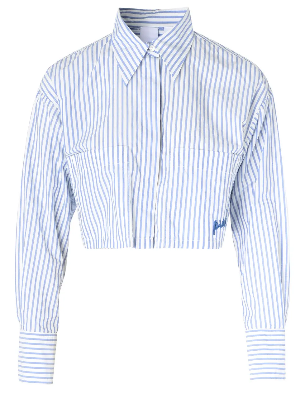 Pinko Chemise à rayures bleues et blanches