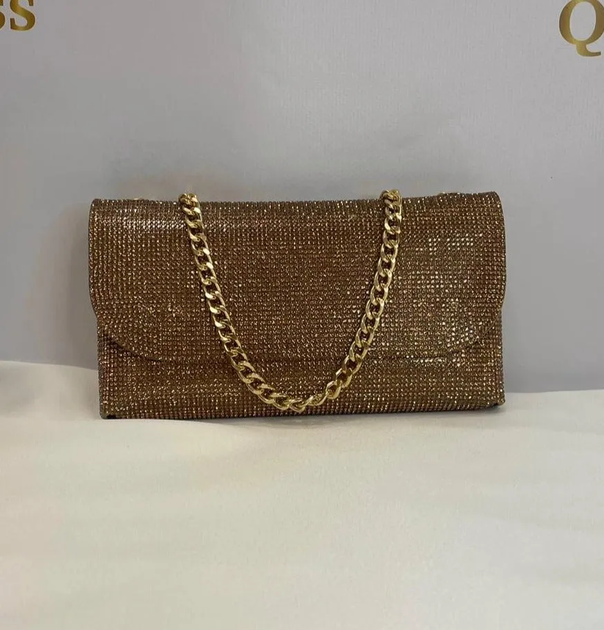 Pochette de soirée All Strass