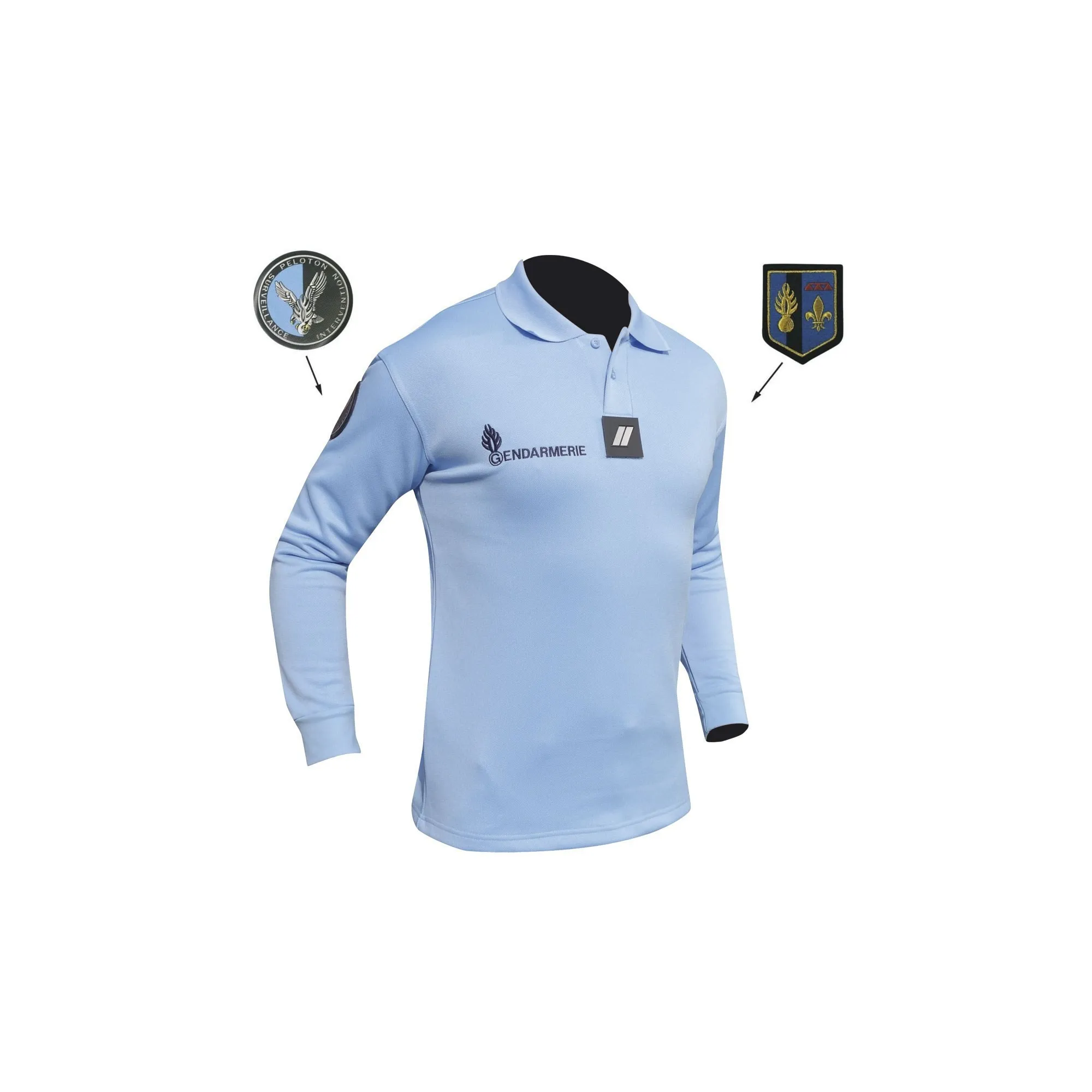 POLO BLEU GENDARMERIE HOMME