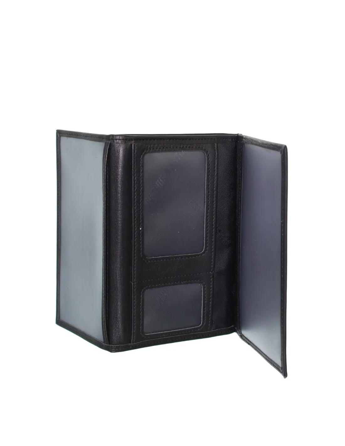 Porte-papiers Arthur et Aston en cuir ref_ast40389-a-noir-10*14.5*1