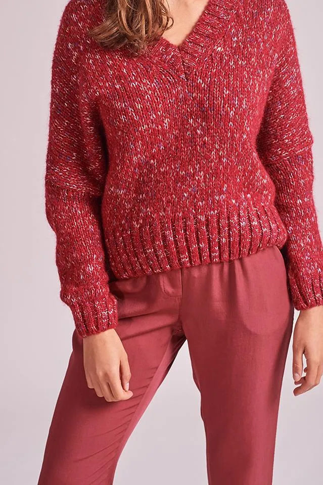 Pull chiné en laine mélangée - XS/34