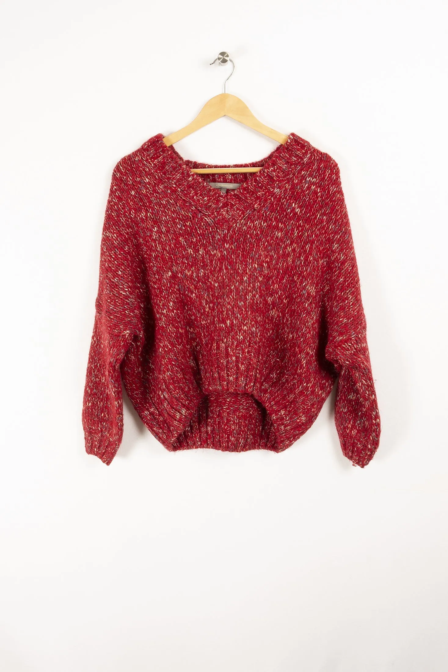 Pull chiné en laine mélangée - XS/34