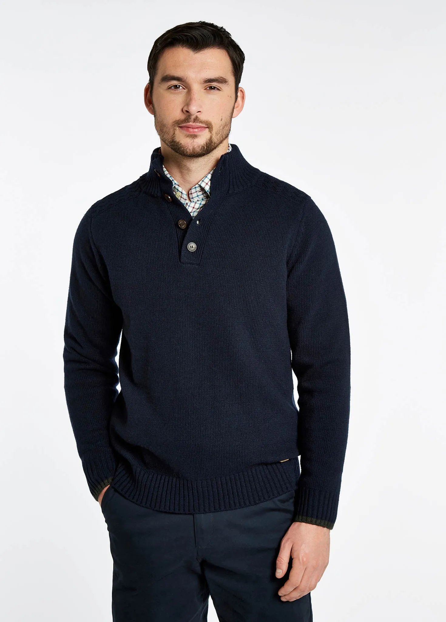 Pull en maille Parkplace - Navy