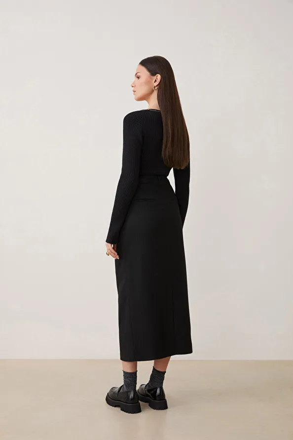 Pull fantaisie détail chaîne