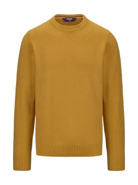 Pull K-WAY Homme Sébastien en laine d'agneau K2112PW WJC Jaune
