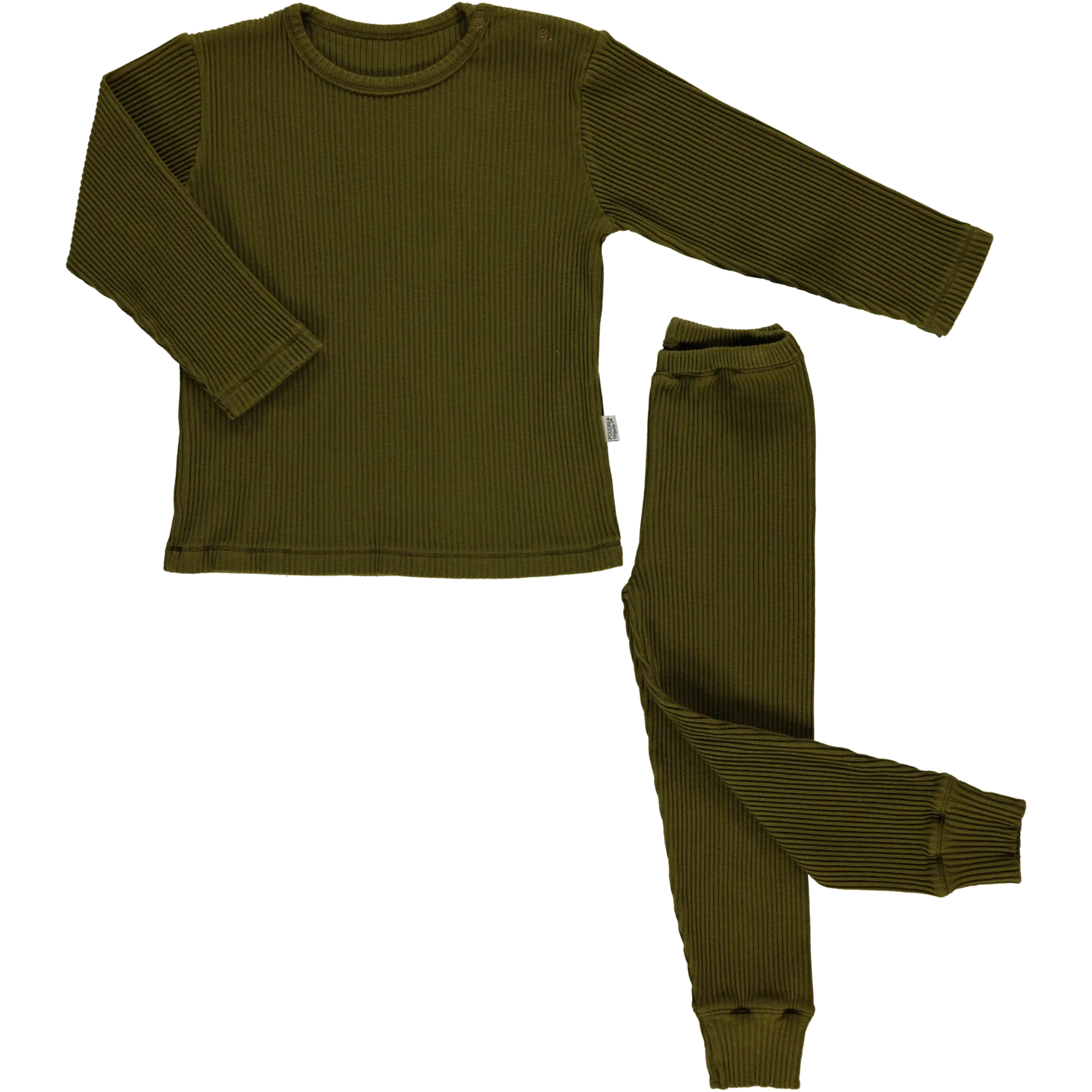 PYJAMA ARBOUSIER CÔTELÉ Fir Green