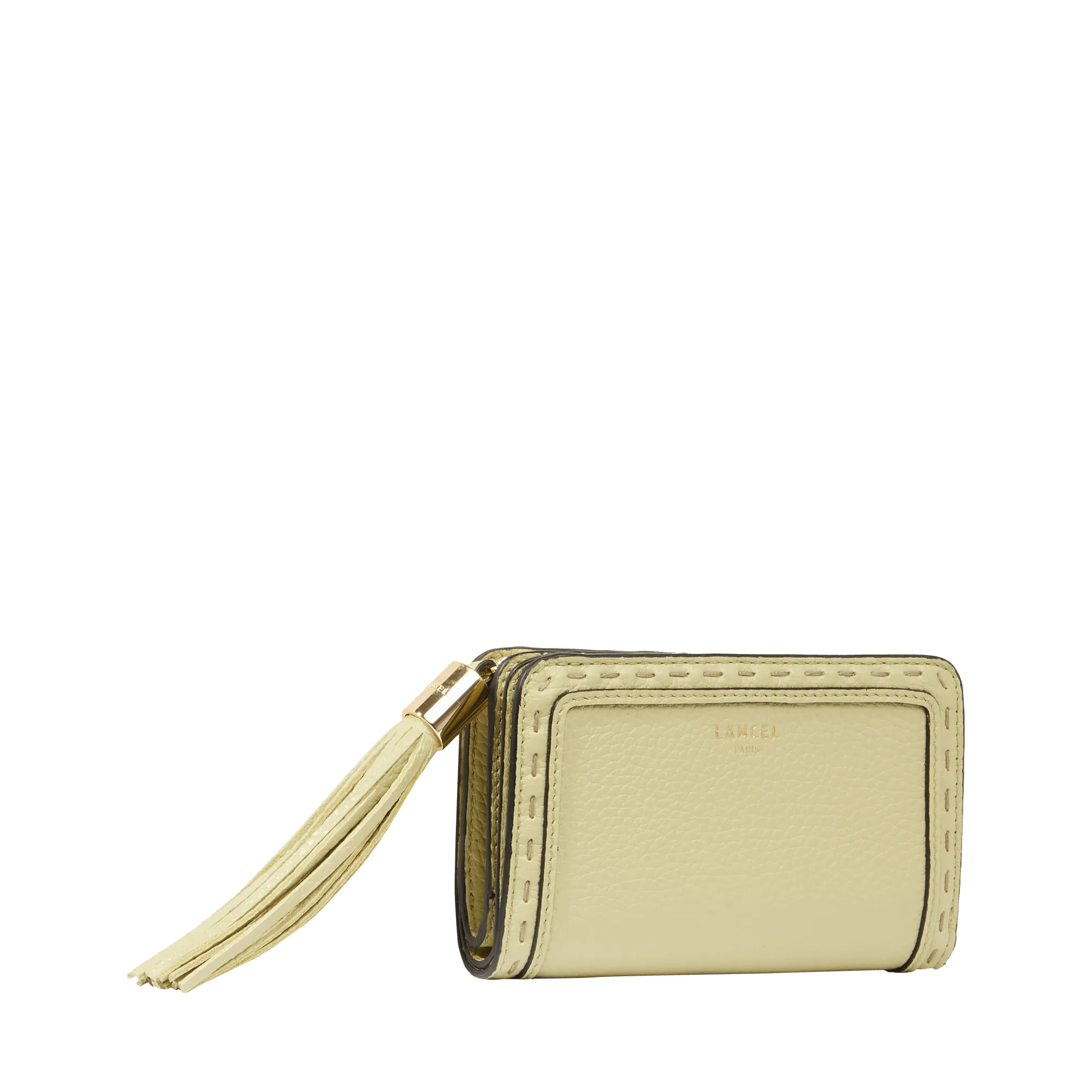 Rectangular zip compact wallet