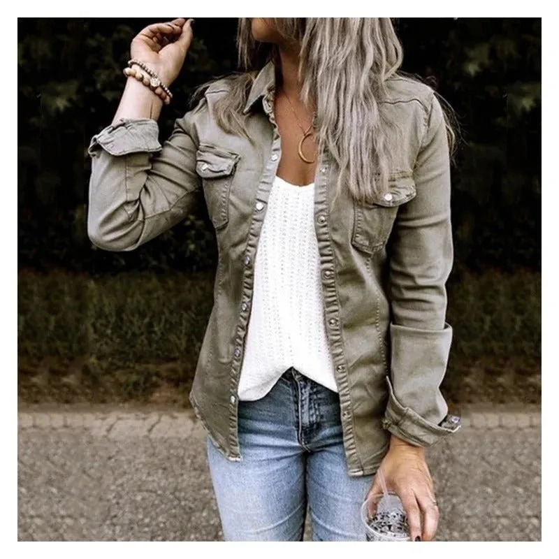 Renata | Veste Boutonnée Décontractée Femme