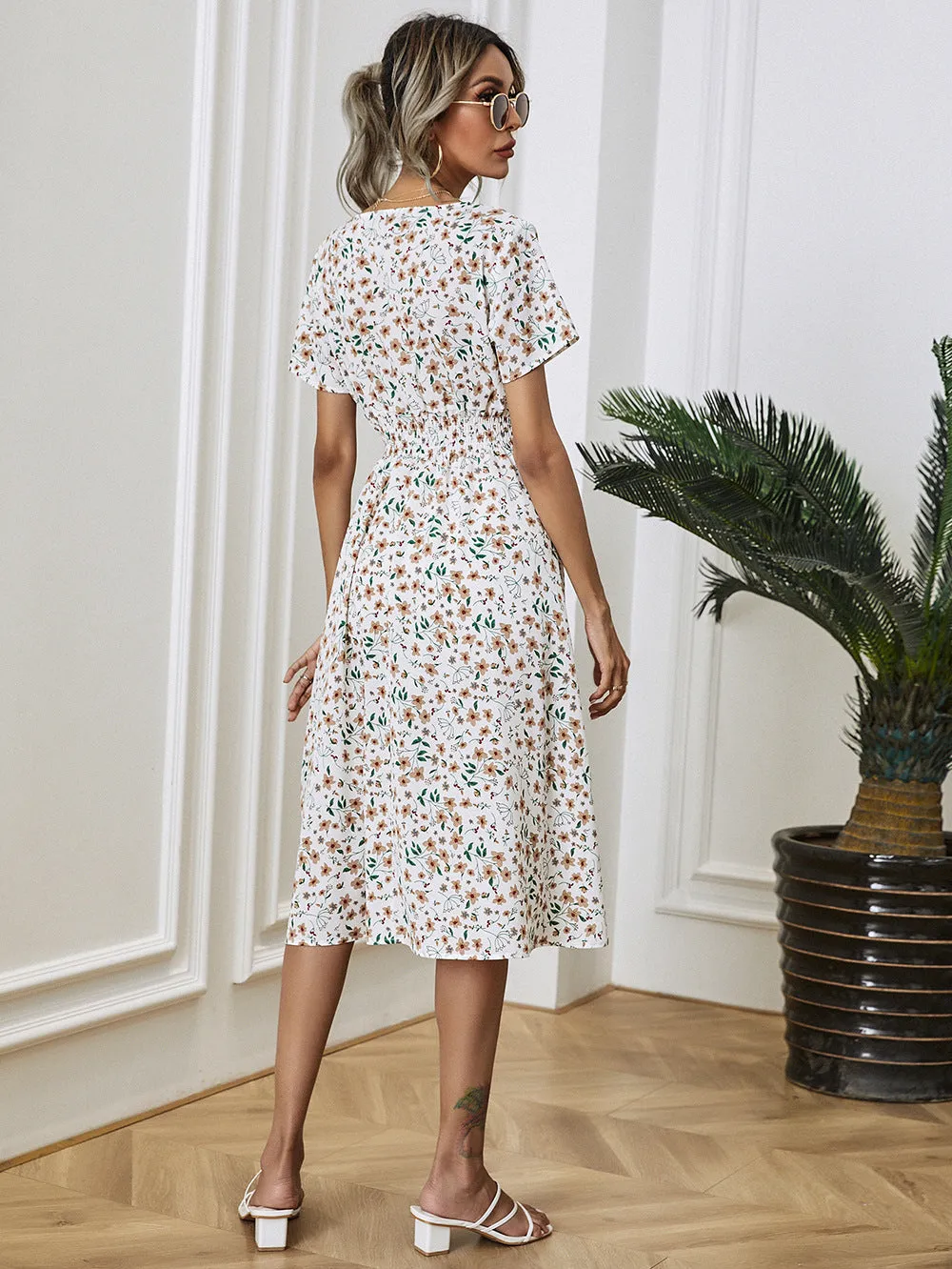 Robe d'été à imprimé floral - Yolande