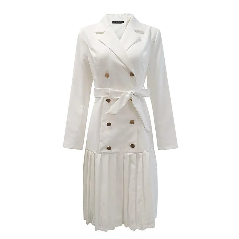 Robe Manteau Blanche Bohème
