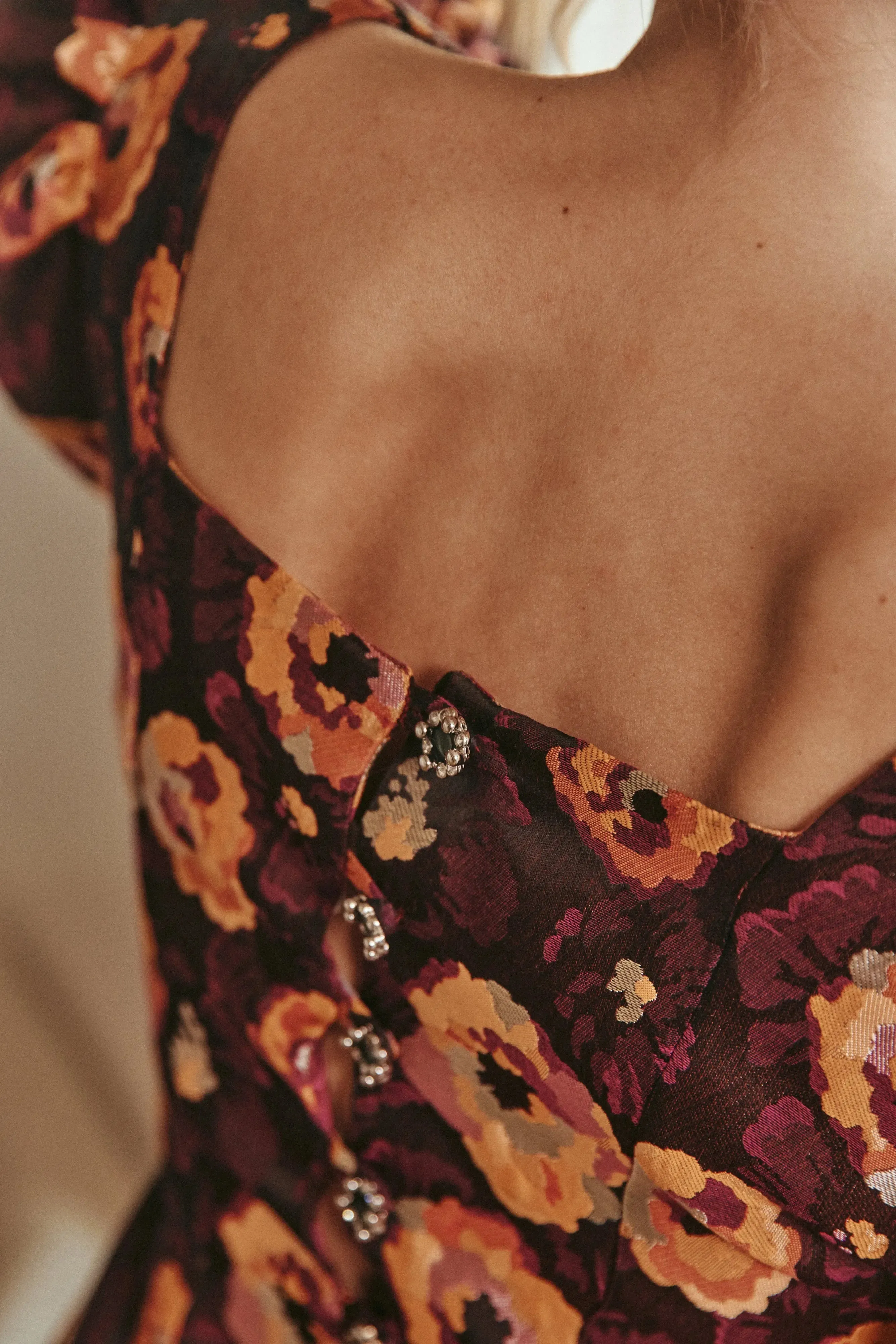Robe Selena - Fleurs d'Hiver