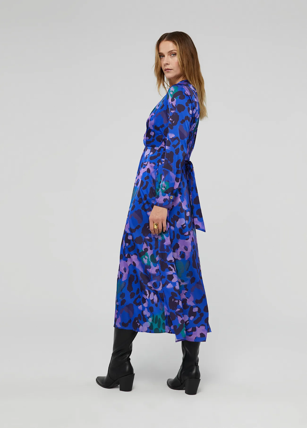 Robe à motif imprimé animal