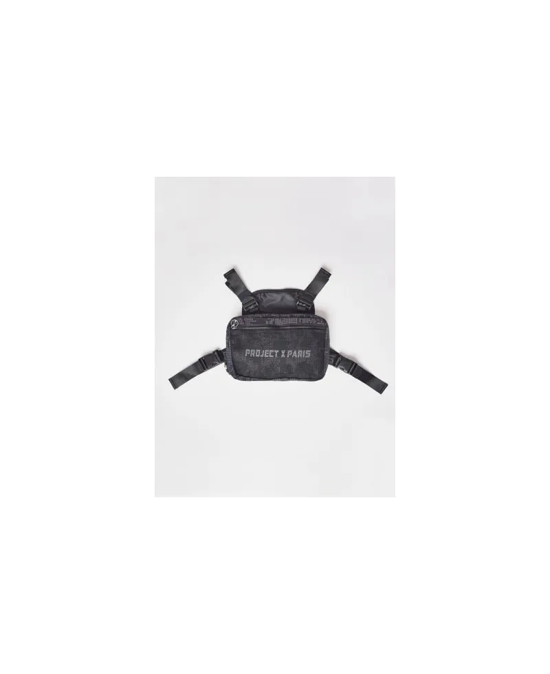 sac sacoche poitrine pour homme noir project x paris