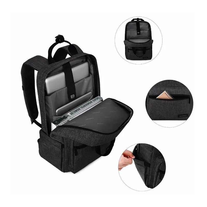 Sac à dos double poignées Altadena 43 cm Gris Foncé