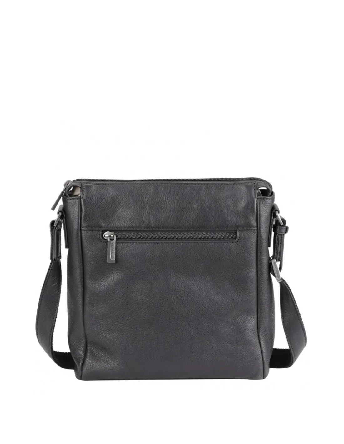 Sacoche homme cuir Arthur et Aston Ref 60542 A Noir 26*24*9 cm