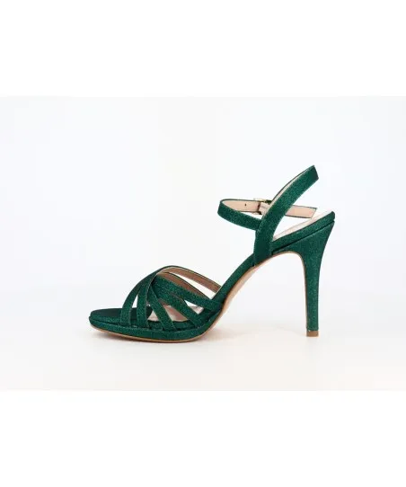 SANDALE OFRA PAILLETTE VERT
