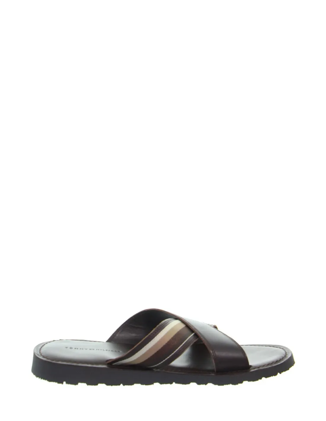 Sandales homme Tommy Hilfiger ref_49647 Café