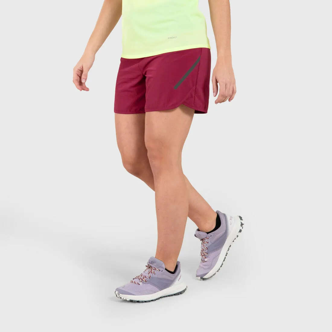 Short de trail running baggy femme