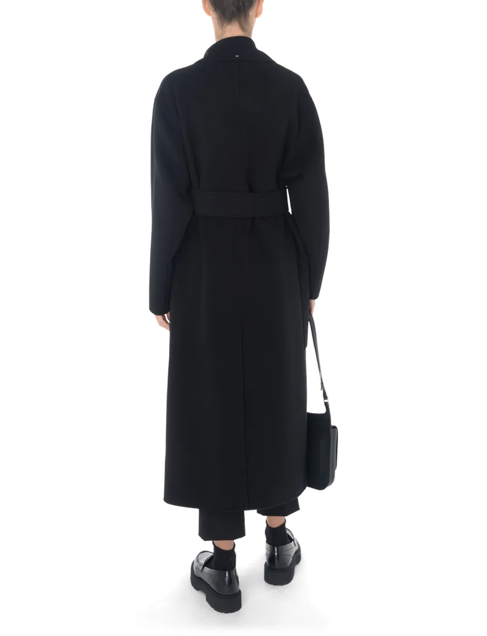 Sportmax Manteau Veleno, laine noire