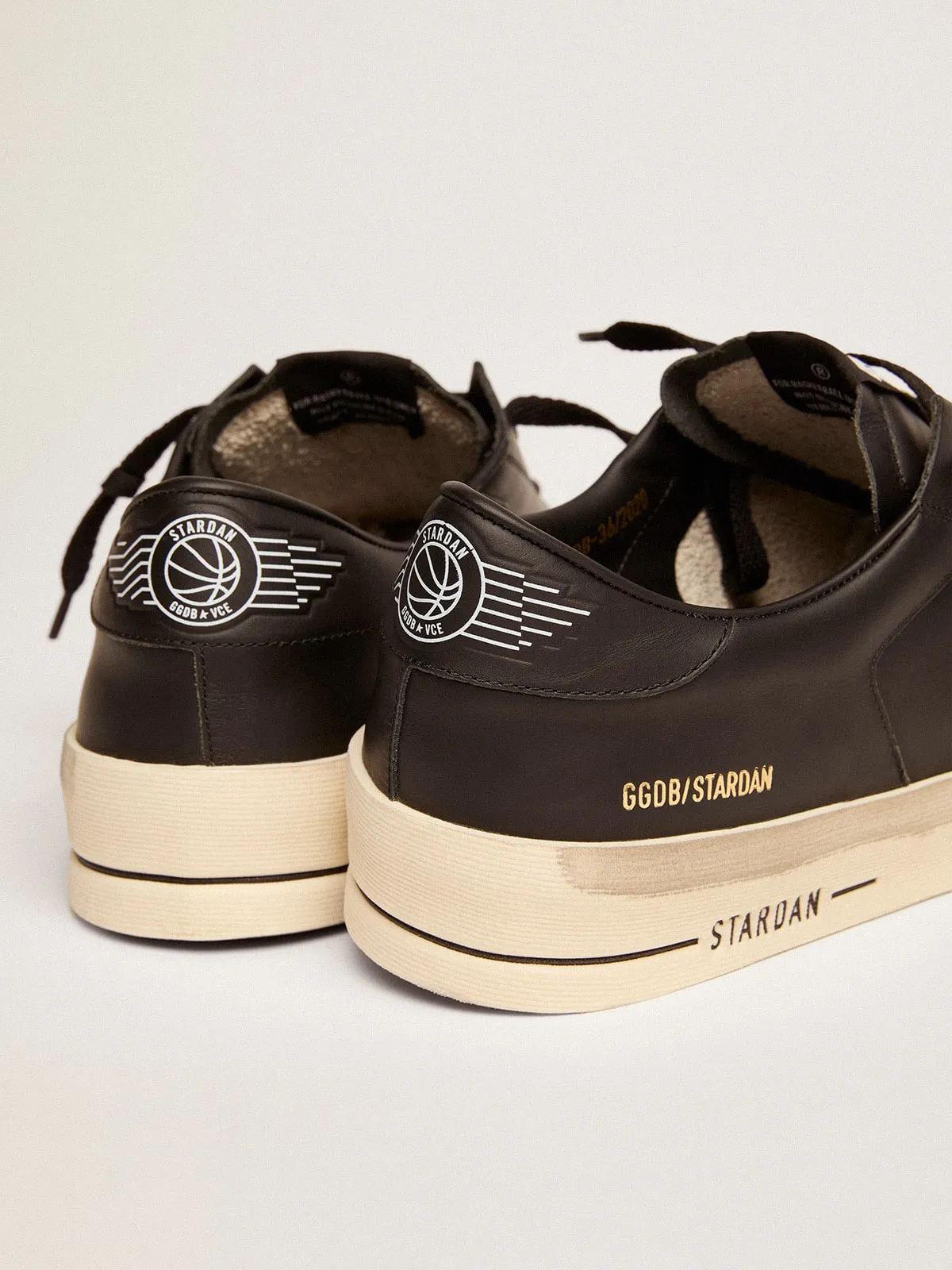 Stardan homme en cuir total black | Golden Goose