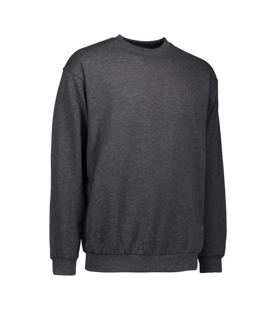 Sweat large hommes gris foncé mélangé ID