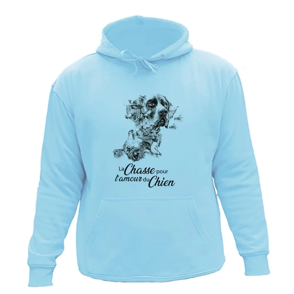 Sweat/pull de chasse – Pour l’amour du chien Braque