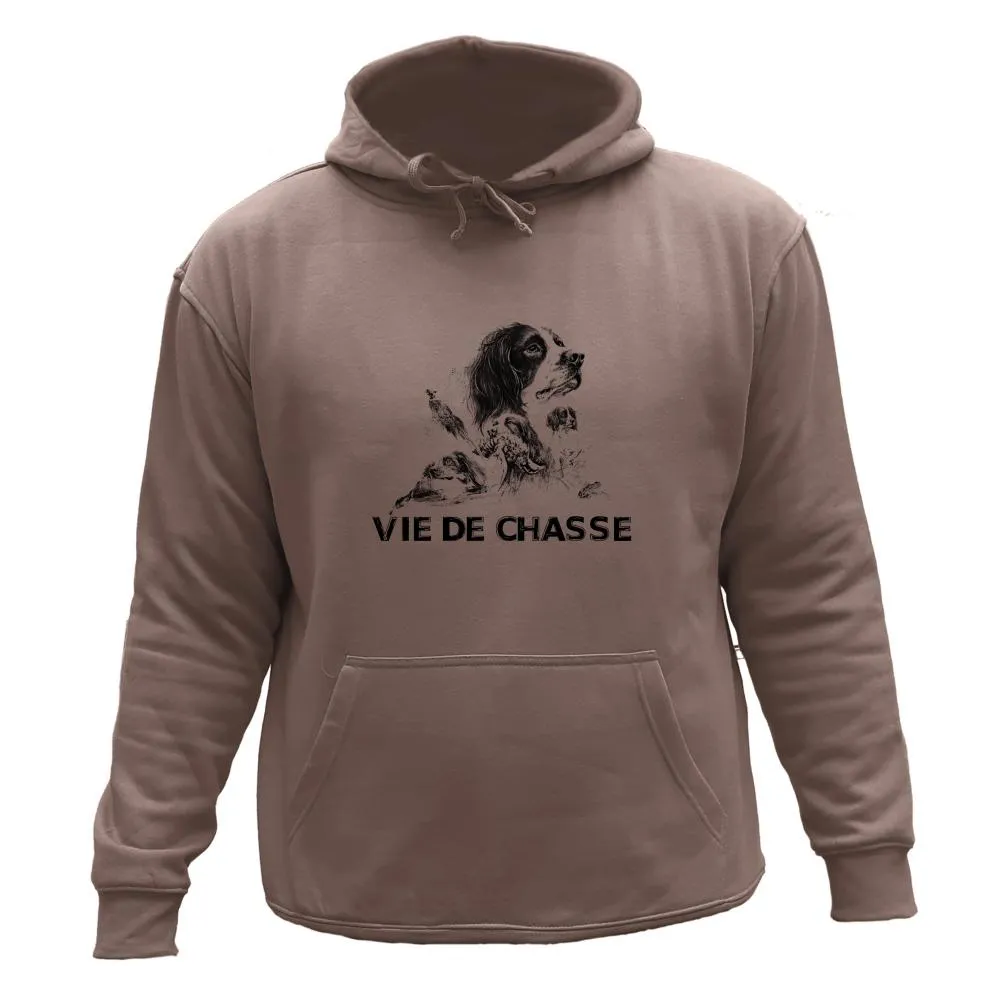 Sweat/pull de chasse – Vie de chasse springer spaniel