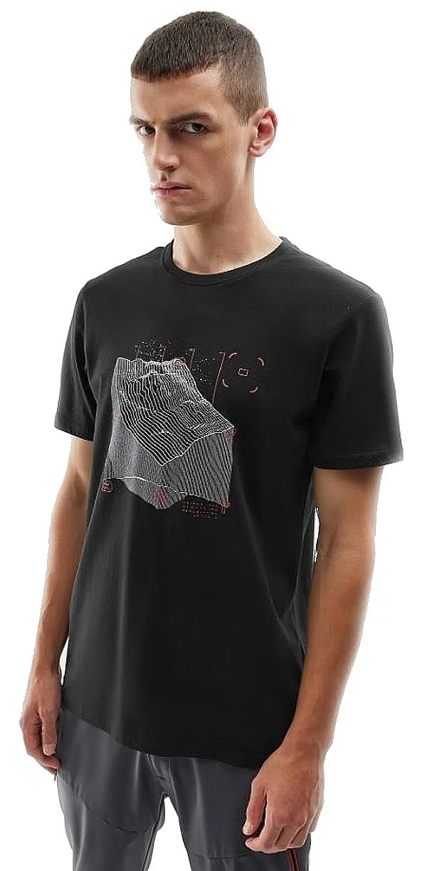 T-shirt 4F 4FAW23TTSHM0875 - 20S/Deep Black - men´s