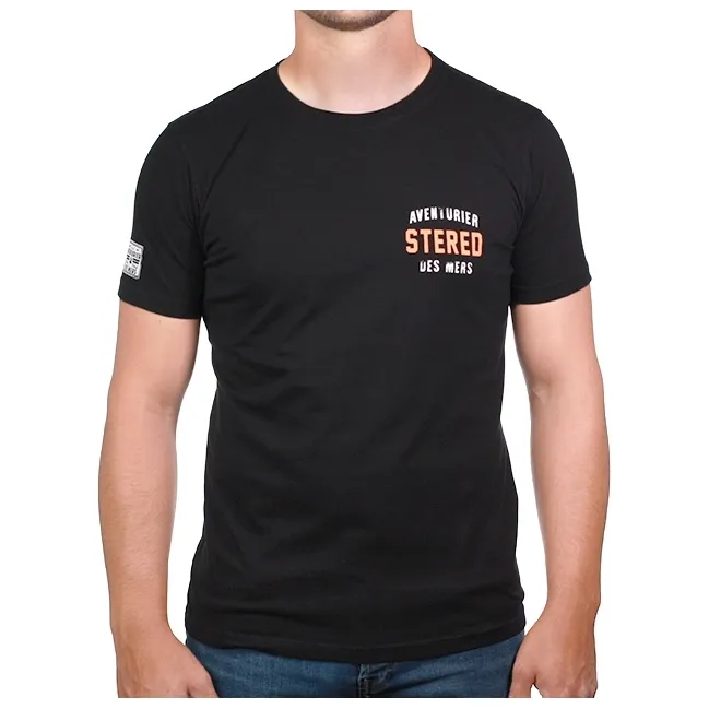 T-shirt Aventurier Remix Dos - Noir