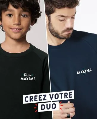 T-Shirt enfant Parent et enfant duo personnalisé