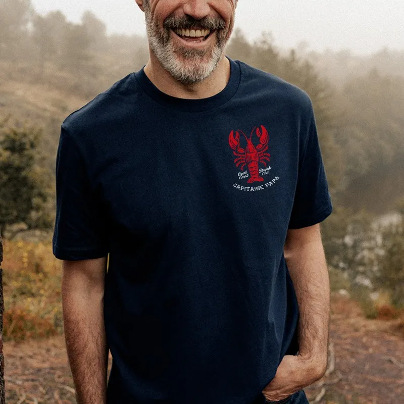 T-shirt homme Homard oldschool - Personnalisable