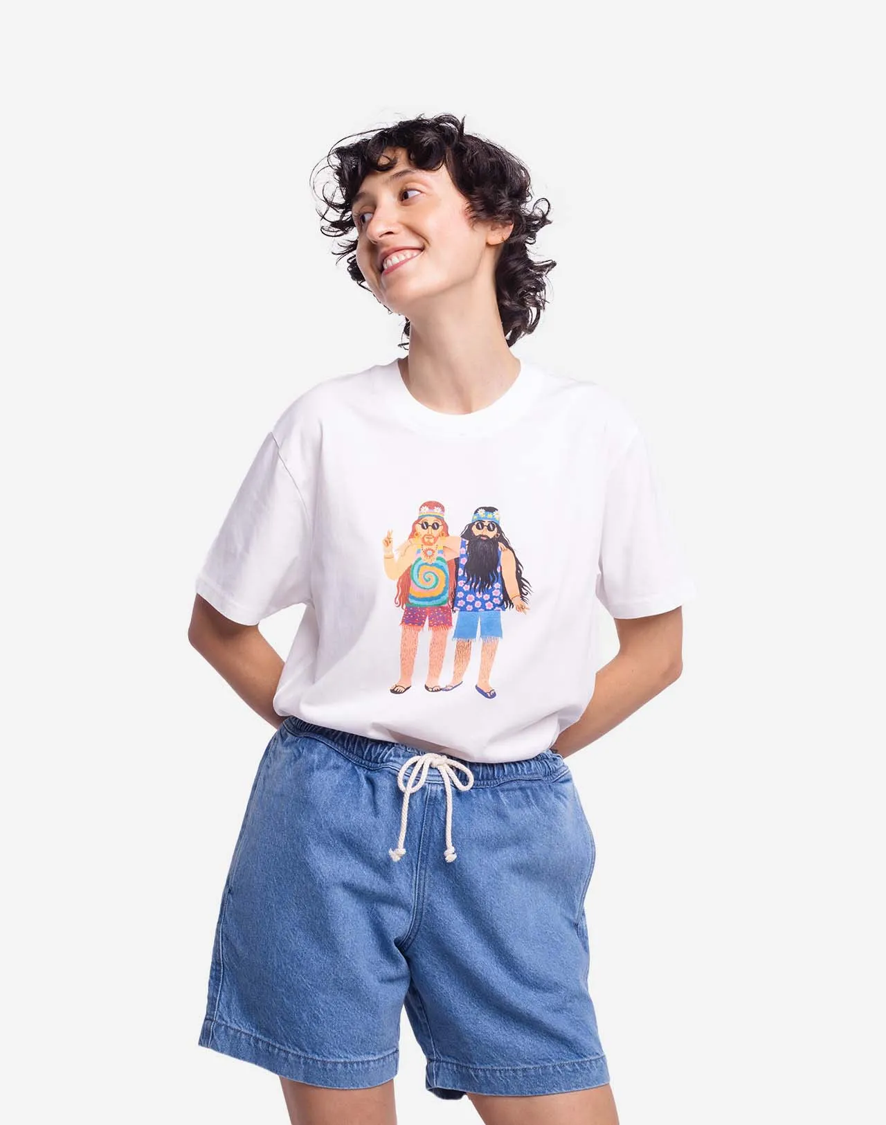 T-shirt Katmandou Taille XS Couleurs Écru