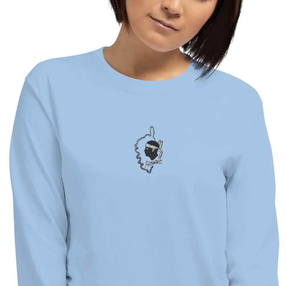 T-shirt ML Brodé Corse & Tête de Maure