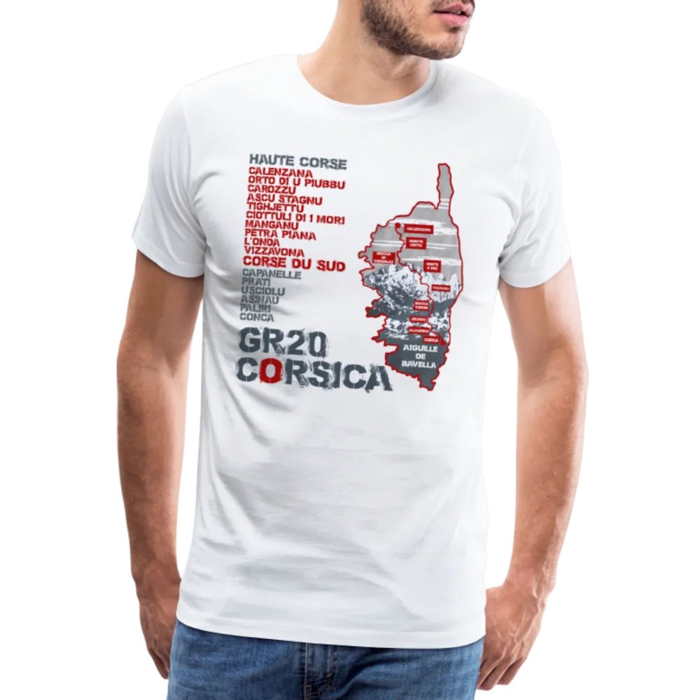 T-shirt Premium Homme GR20 Corsica
