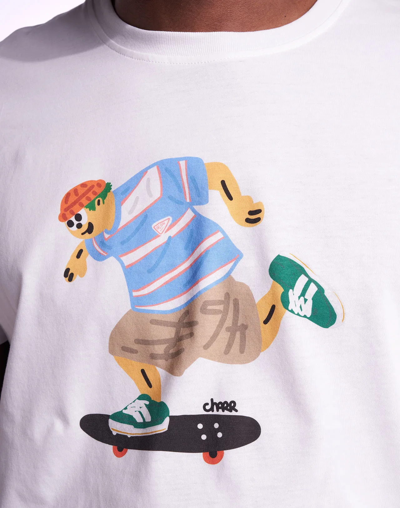 T-shirt Regular Taille S Couleurs Écru