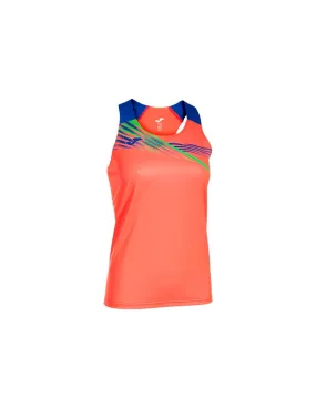 T-shirt Running Joma par Elite X Coral Fluor Royal Elite X Braces Royal Coral Fille