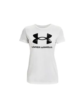 T-shirt Under Armour Sportstyle Femme WH